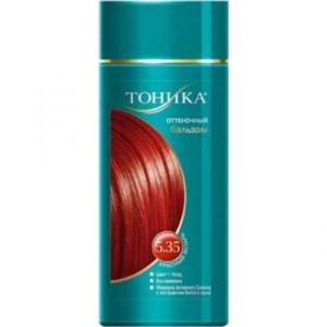 Dažomasis plaukų balzamas " Tonika - 5.35 krasnyj jantar " 150 ml